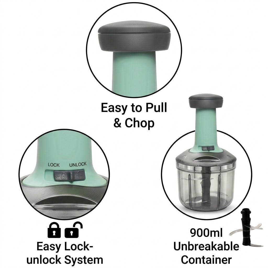 650ML Hand Press Chopper