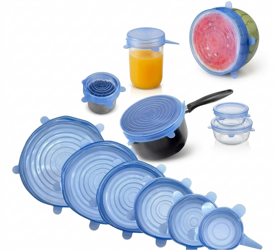 6 PCS Silicone Lid