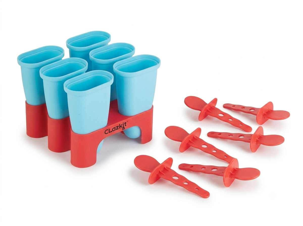 6 Reusable Ice Pop Maker