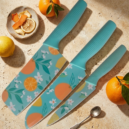 Printed Knife Set for Kitchen