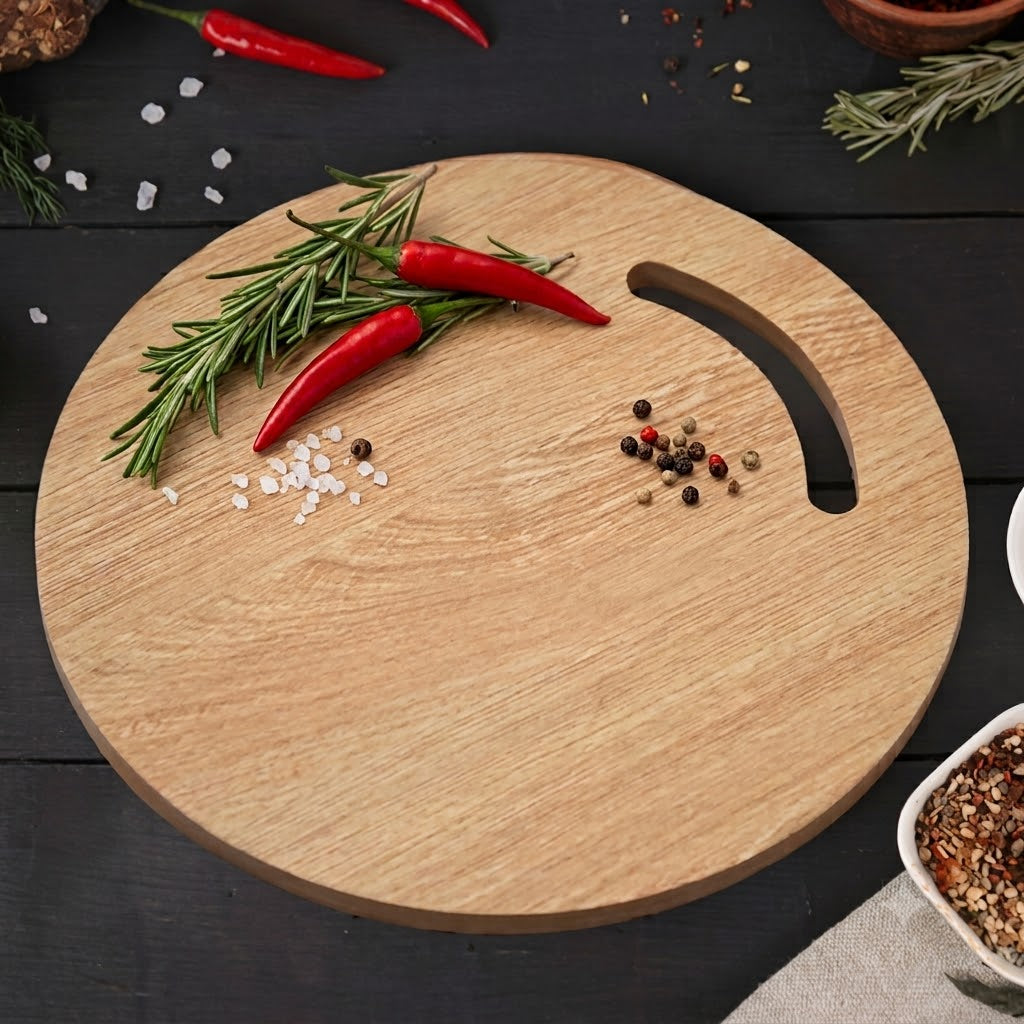 Round Vegetable Cutting Board