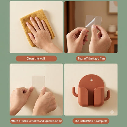 4pcs Wall Mount Holder Box