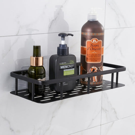 Black Metal Bathroom Shelf
